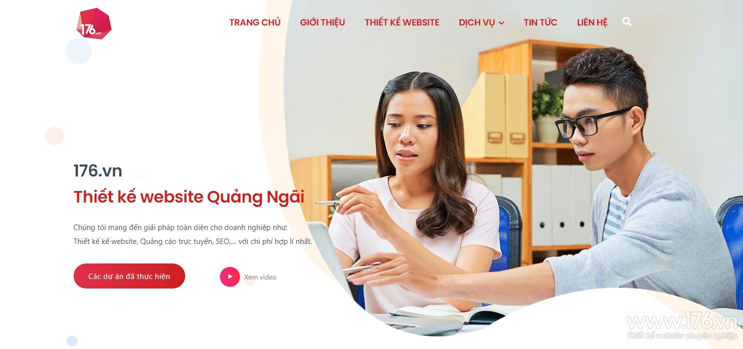 Dịch vụ thiết kế website Quảng Ngãi chuyên nghiệp