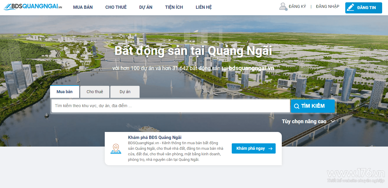Thiết kế website rao vặt Quảng Ngãi