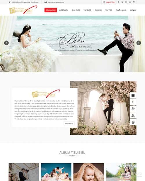 thiết kế website studio Quảng Ngãi